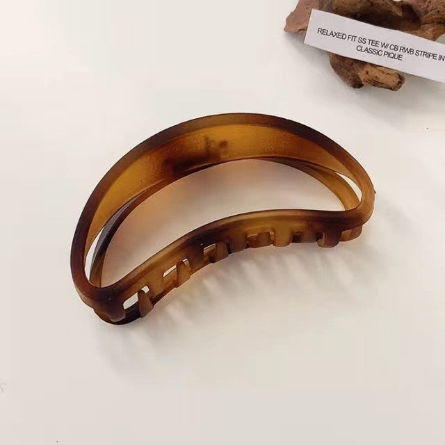 Temperament Brown Scrub Hairpin | Korean Style