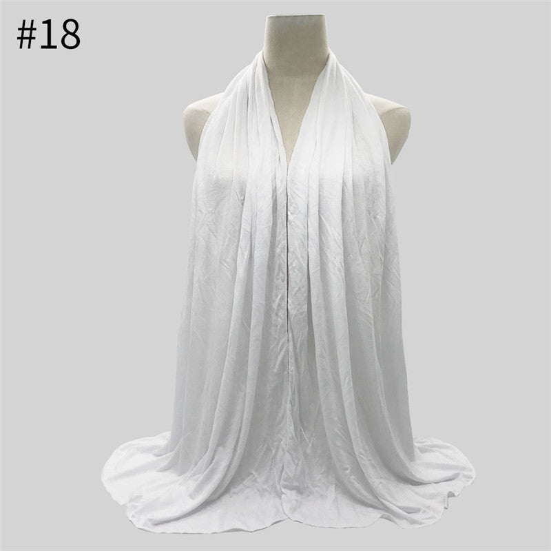 Jersey Hijab Scarf | Long Muslim Shawl 170x60cm