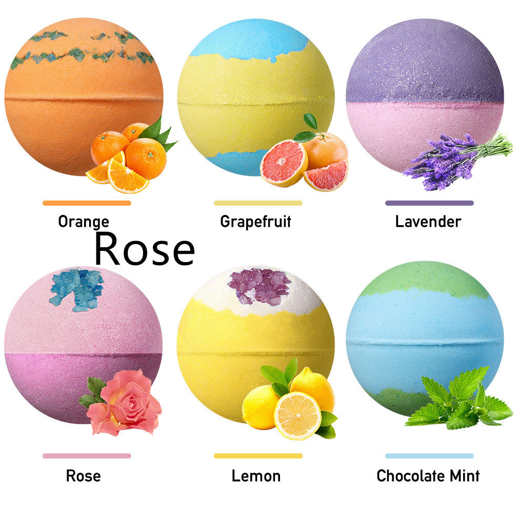 Bubble Bath Salt Ball | Aromatherapy Oil Bath Bomb