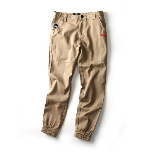Hose Latzhose Slim-Fit Haremshose mit Fuß