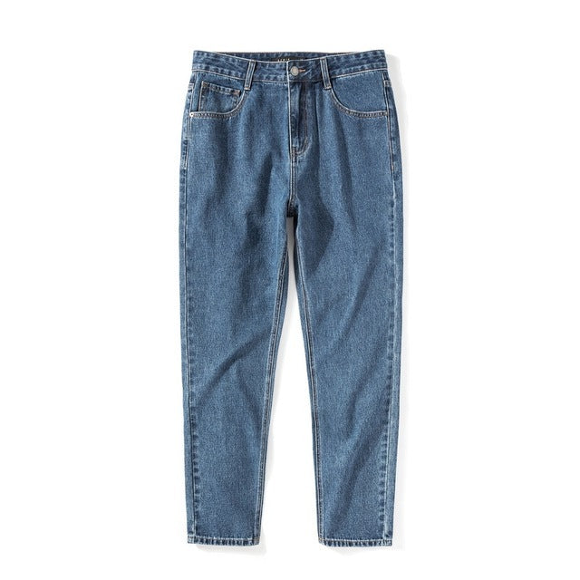Denim Jeans Männer Neue Lose Baumwolle Jeans Mann Herbst