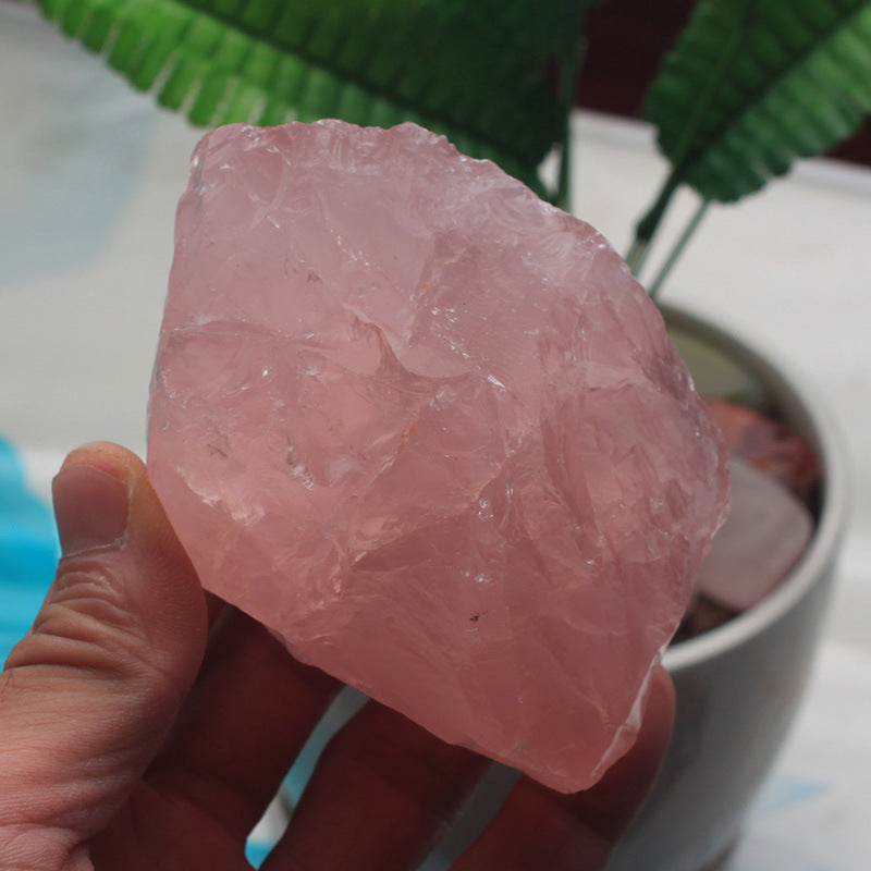 Natural Pink Crystal Decoration | Home & Office
