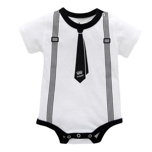 Summer Baby'S Clothing Triangle Khaki Jumpsuit Jumpsuit Climbing Suit Cotton Pattern