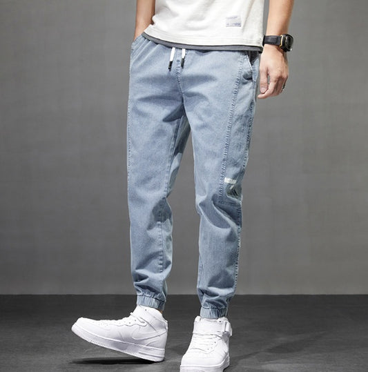 Schwarze Stretchjeans für Herren