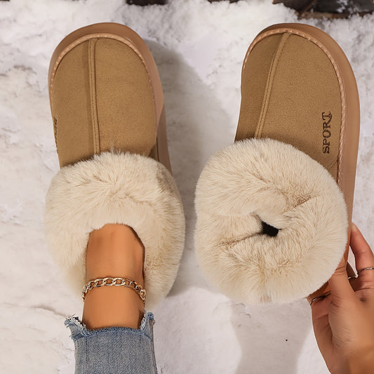 Women’s Lightweight Suede Air Cushion Slippers – Comfortable Flat Heel Sneakers