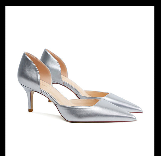Women's Pointed Toe Stiletto Heels – Premium Comfortable Office Shoes
