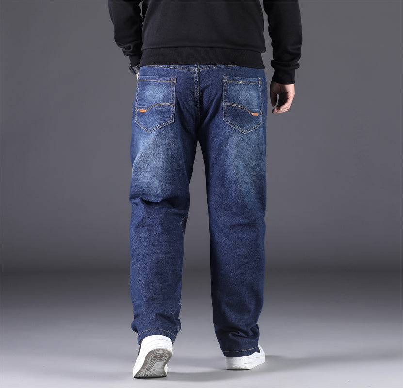 Lässige, gerade, locker sitzende Hose für Herren