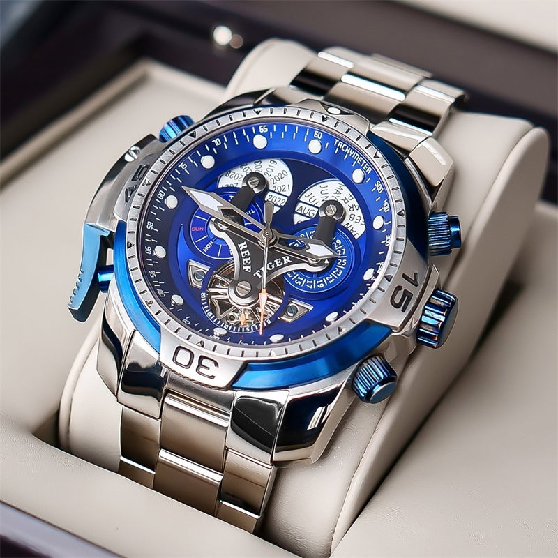 Men's Mechanical Watch | Large Dial Luminous & Waterproof