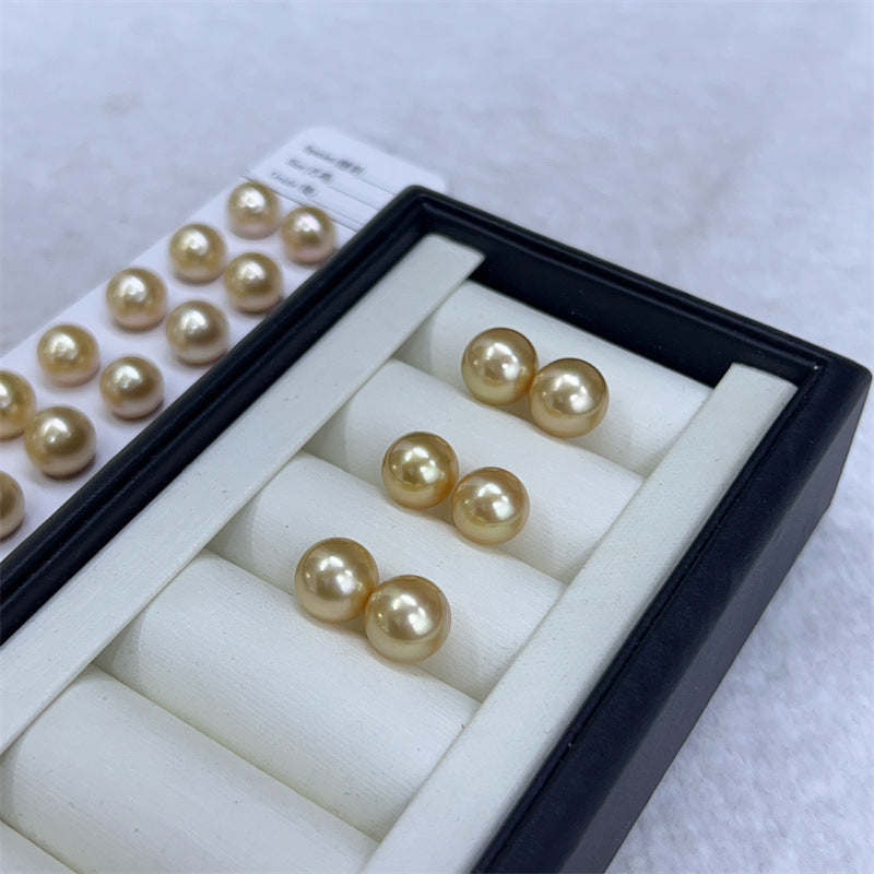 South Sea Gold Pearl Earrings | Natural Pearls
