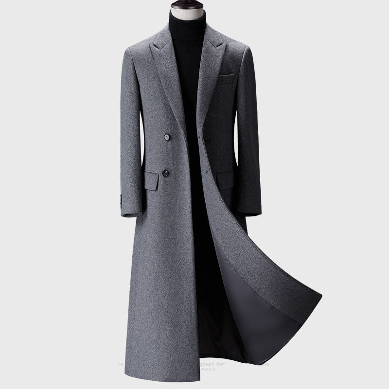 Herren Trenchcoat aus Wollstoff