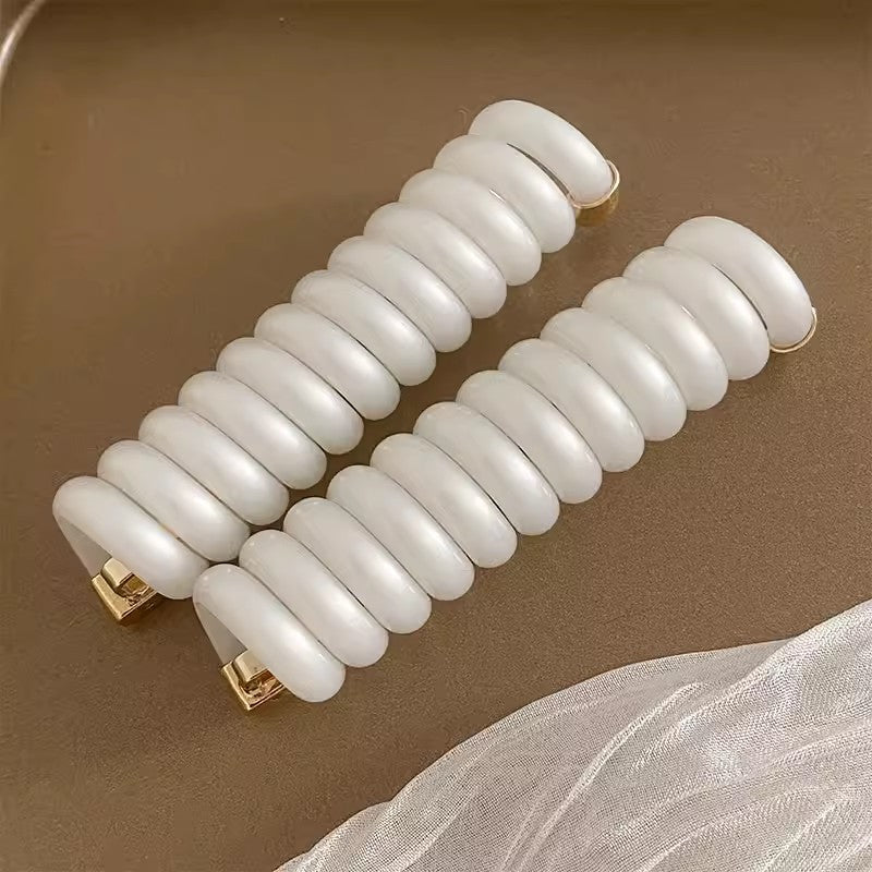Japanese Braided Hair Band with Phone Cord Tie