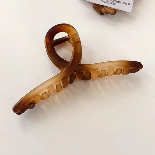 Temperament Brown Scrub Hairpin | Korean Style