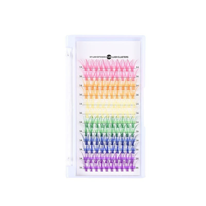 Nerzfarbene Hot Melt Blumenhaar-Falsche Wimpern