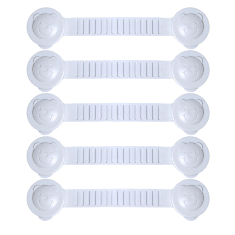 Children's Cabinet Door Lock Bendable Baby Multifunctional Safety Lock  ，