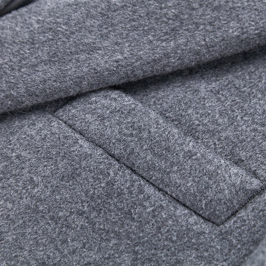 Men's trench coat woolen cloth