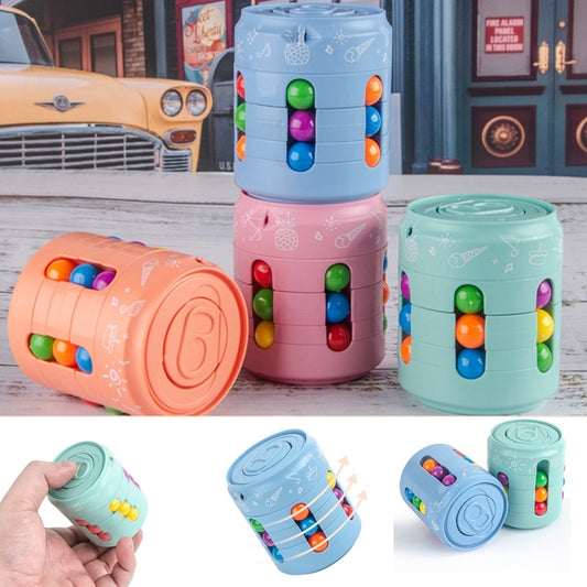 Magic Can Cube Top – Colorful Bean Finger Spinner