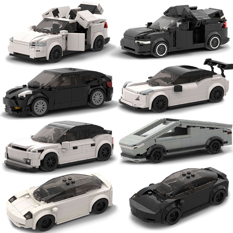 Chinese Puzzle Building Blocks Tesla Technology CAR Children's Educational Toys