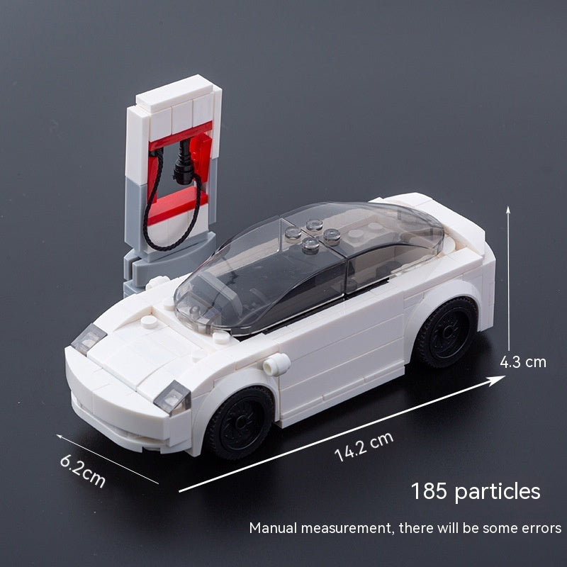 Chinese Puzzle Building Blocks Tesla Technology CAR Children's Educational Toys