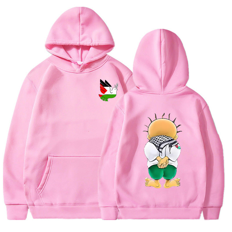 Peace Dove Hoodies Men Fashion Graphic Show  your support please