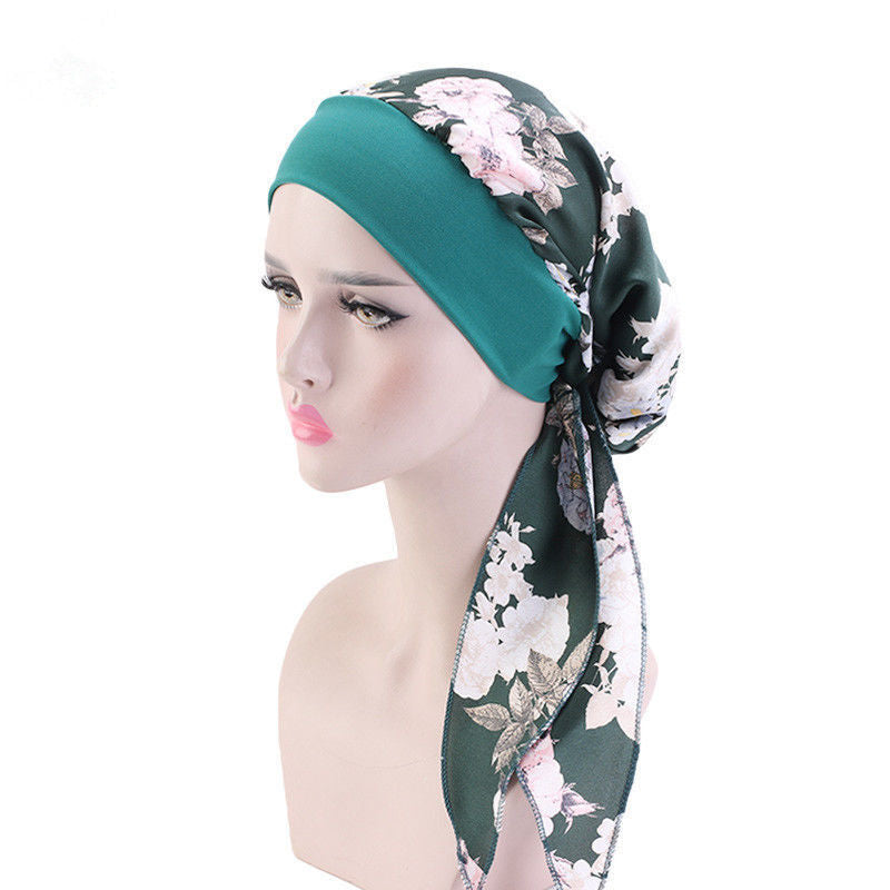 Stretch Hair Band Braid Hat Ethnic Style Fashion Scarf Muslim Ethnic