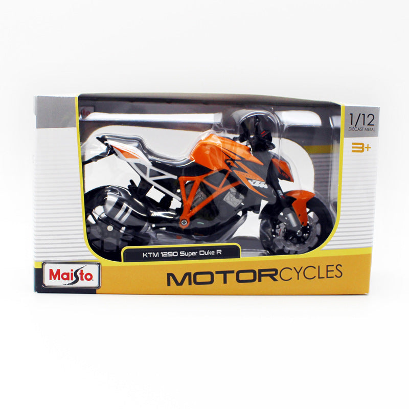 Motorcycle children's toy car model