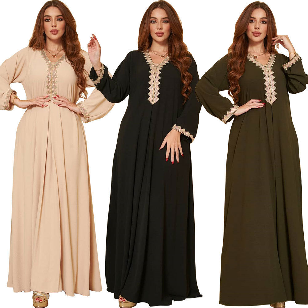 Middle East Muslim Women's Wear Swing Dress