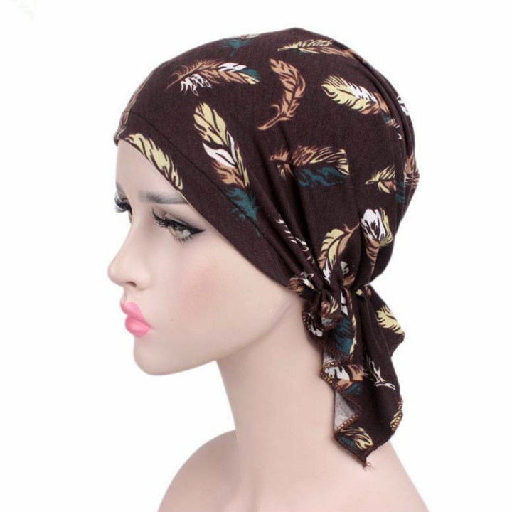 Stretch Hair Band Braid Hat Ethnic Style Fashion Scarf Muslim Ethnic