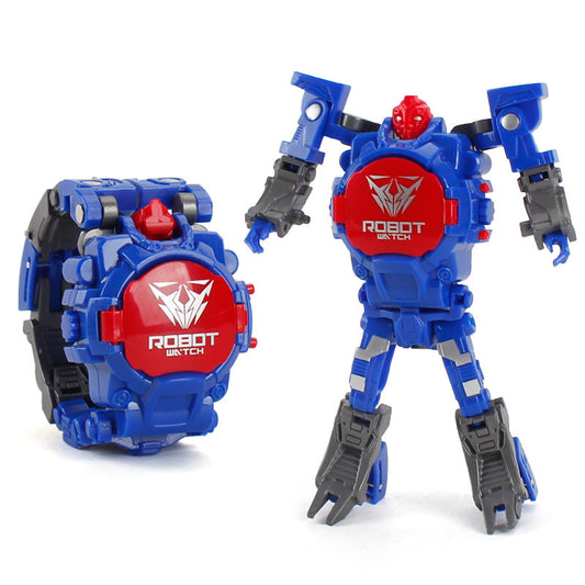 Cartoon electronic deformation watch