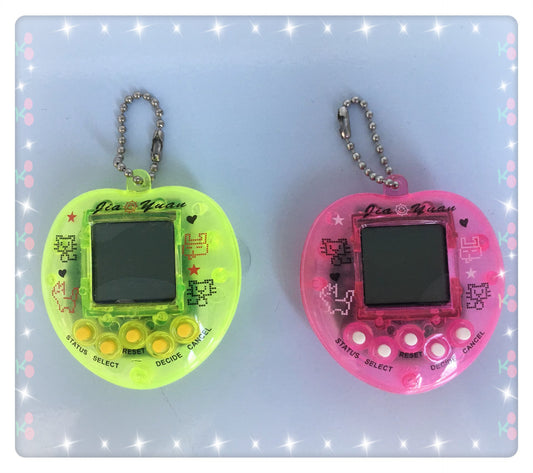 Tamagotchi Peach - Electronic Pet Machine Interaction