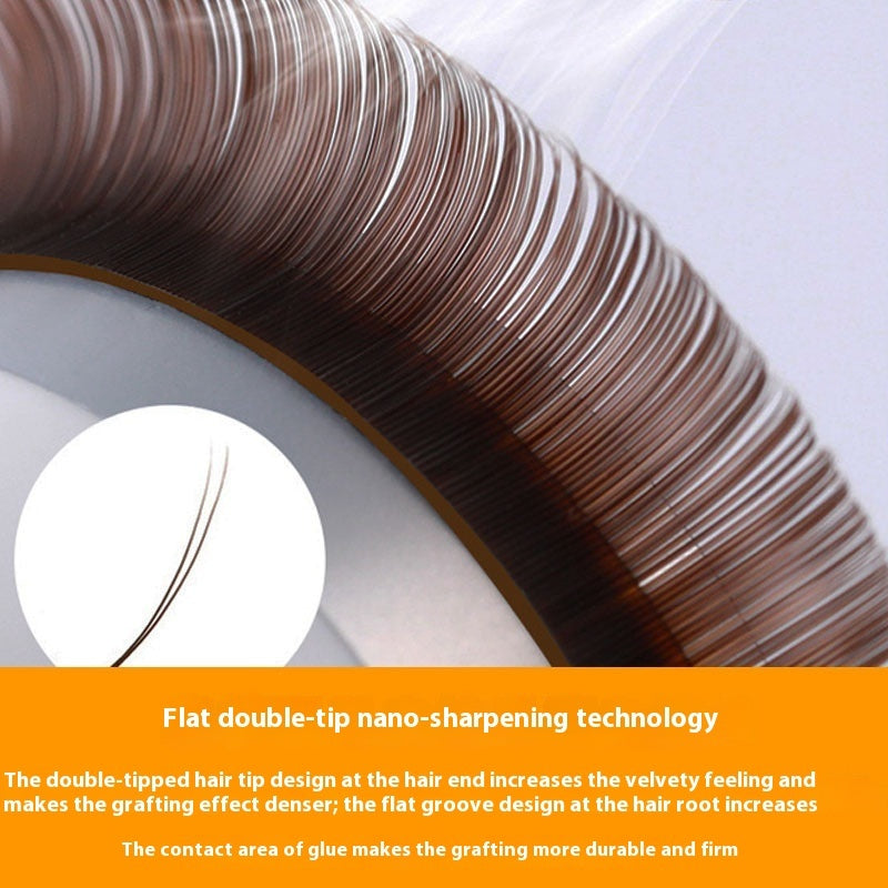 Caramel Grafting Single Mink Hair Super Soft False Eyelashes