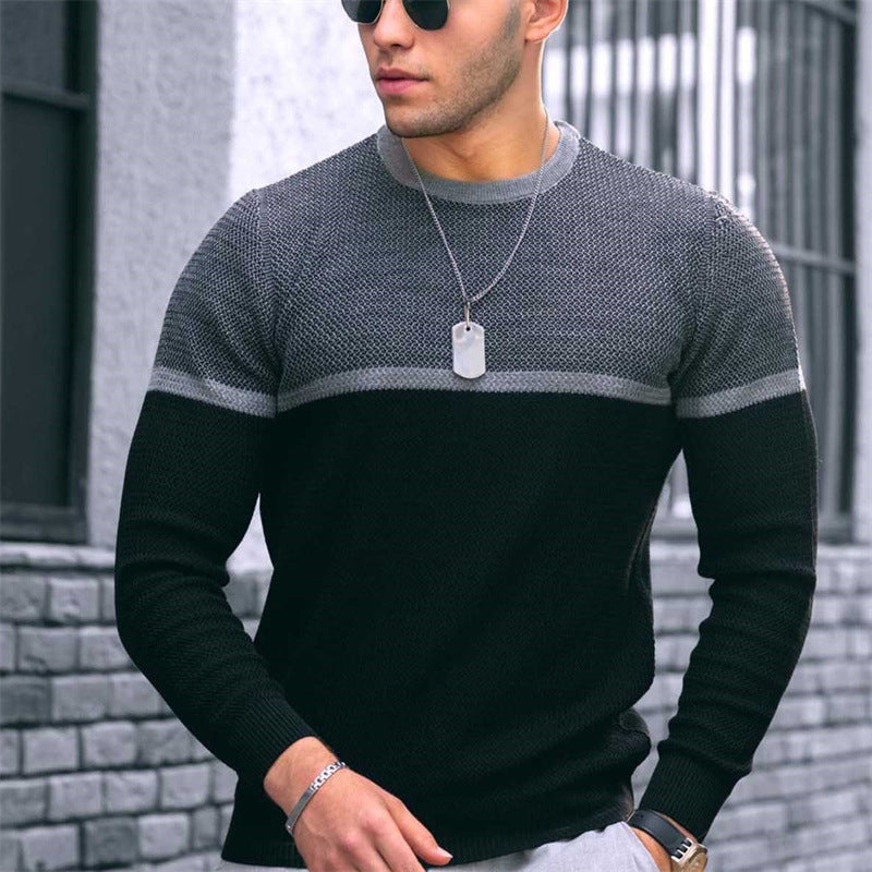 New Men's Round Neck Casual Fashion Top