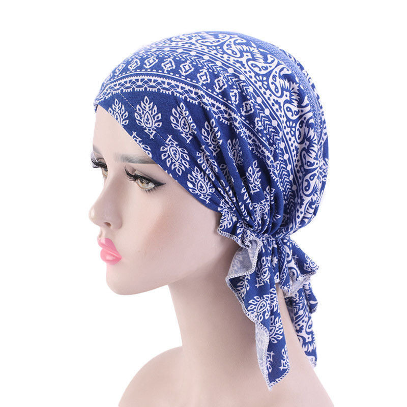 Stretch Hair Band Braid Hat Ethnic Style Fashion Scarf Muslim Ethnic
