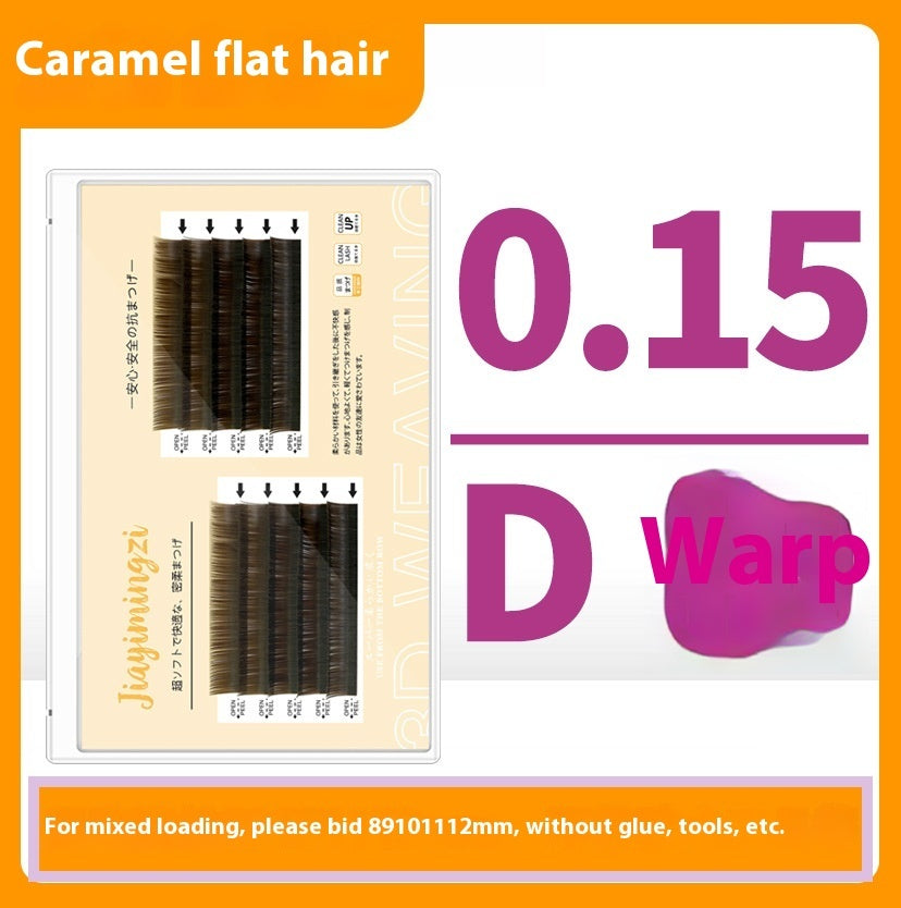 Caramel Grafting Single Mink Hair Super Soft False Eyelashes