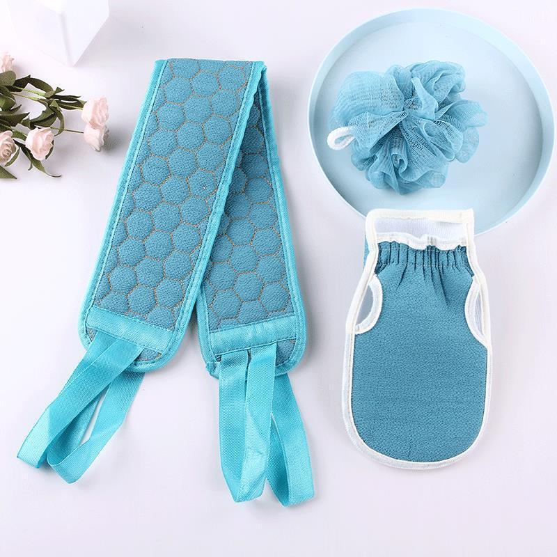 Combination Set Pull Strip Long Rub Back Towel