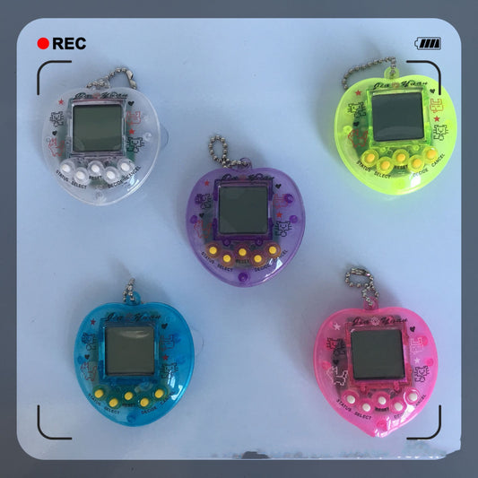Tamagotchi Peach - Electronic Pet Machine Interaction