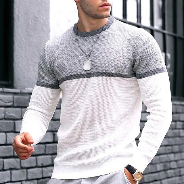 New Men's Round Neck Casual Fashion Top
