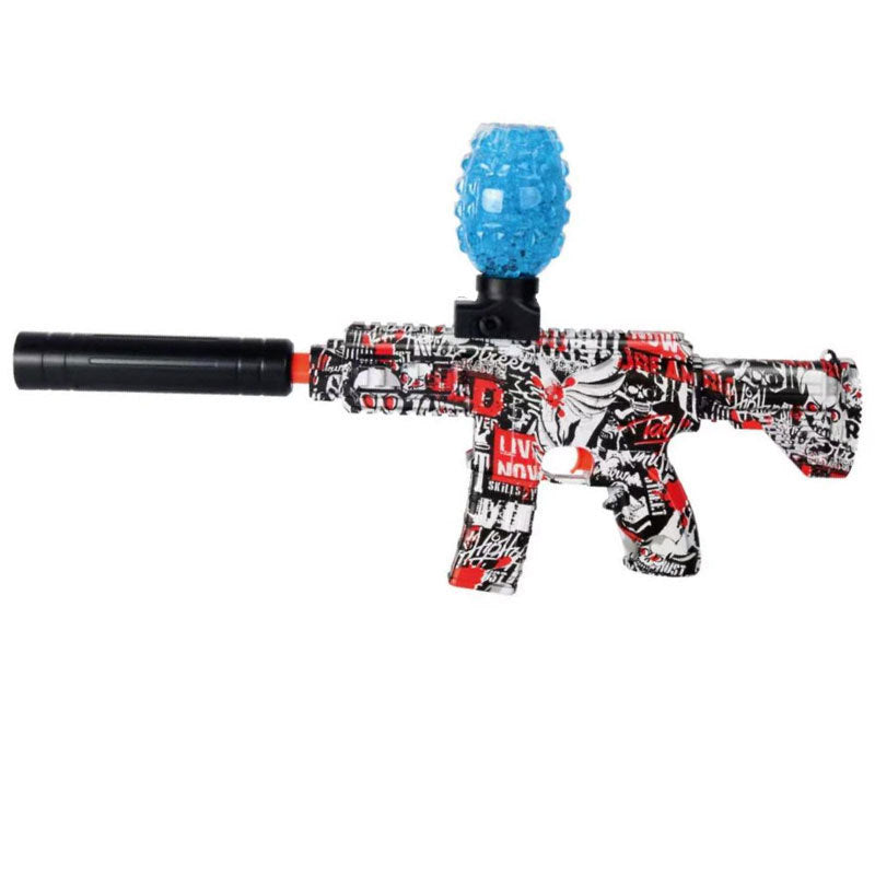 Electric Continuous Hair Soft Elastic Toy Gun