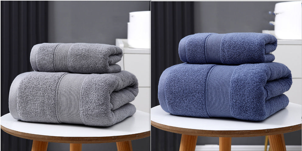 Cotton Based Thickened Bath Towel For Quick Drying
