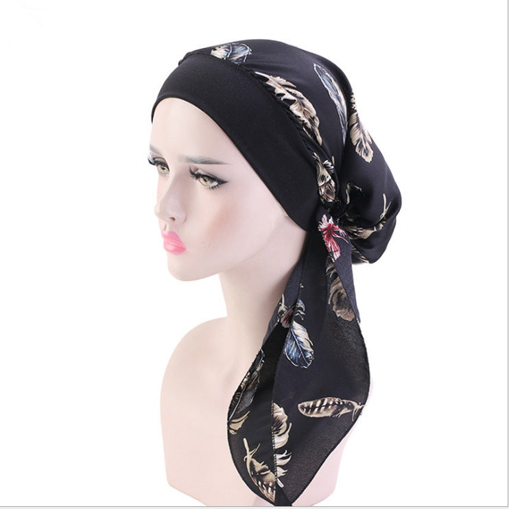 Stretch Hair Band Braid Hat Ethnic Style Fashion Scarf Muslim Ethnic