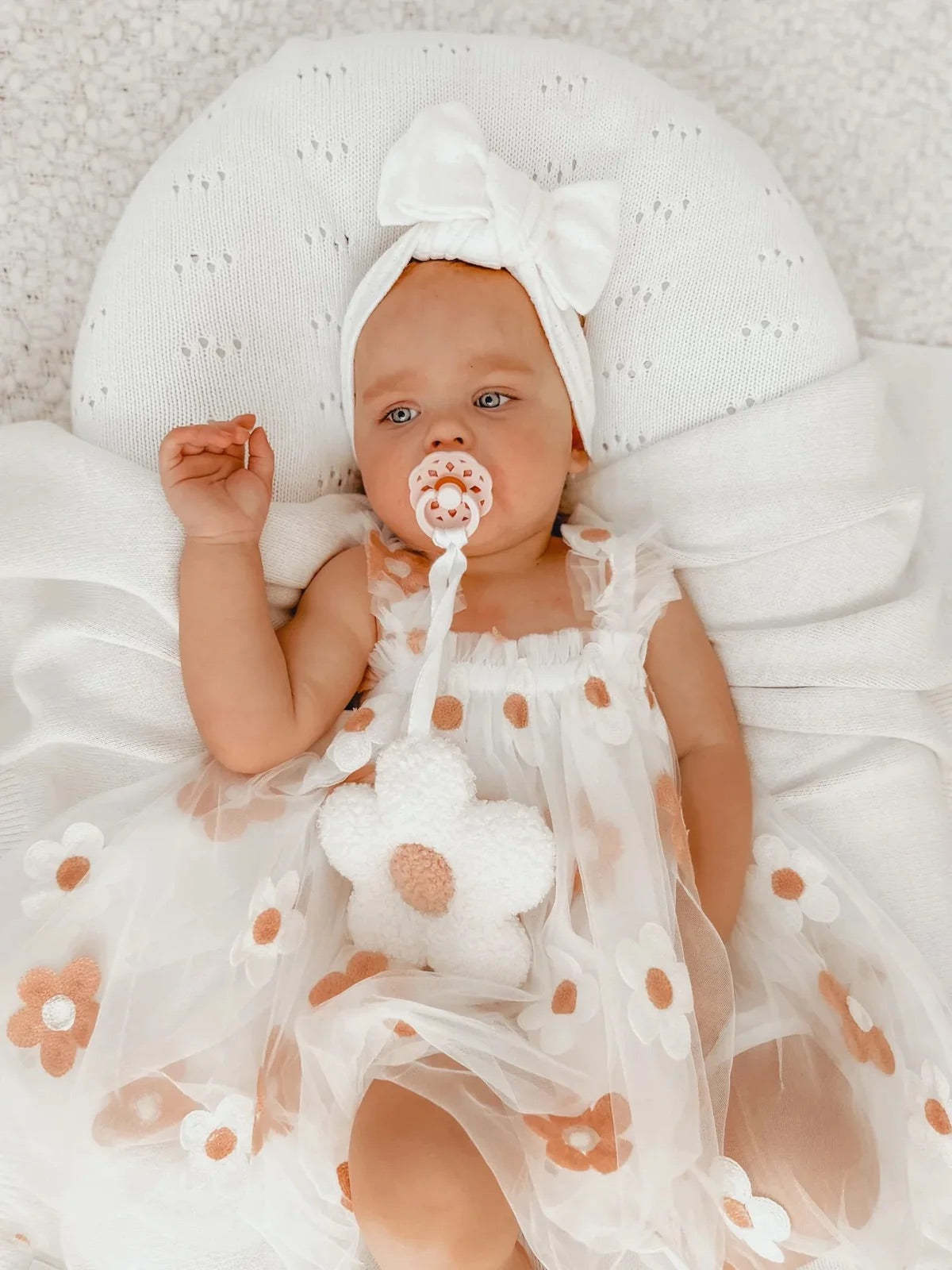 Halter Vest Girl Embroidery Floral Mesh Dress