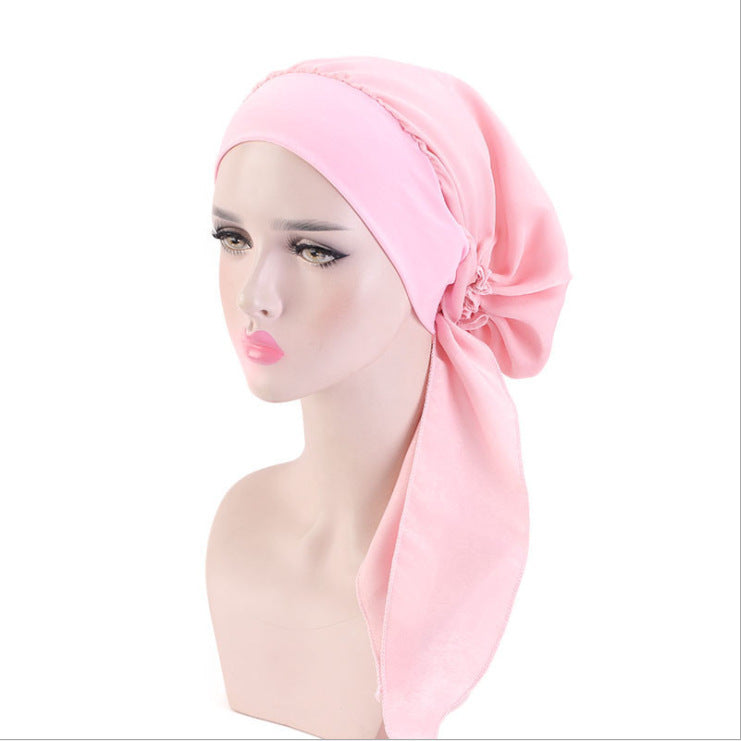 Stretch Hair Band Braid Hat Ethnic Style Fashion Scarf Muslim Ethnic