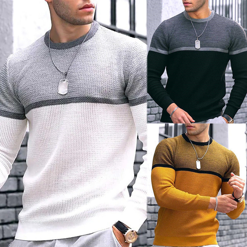 New Men's Round Neck Casual Fashion Top