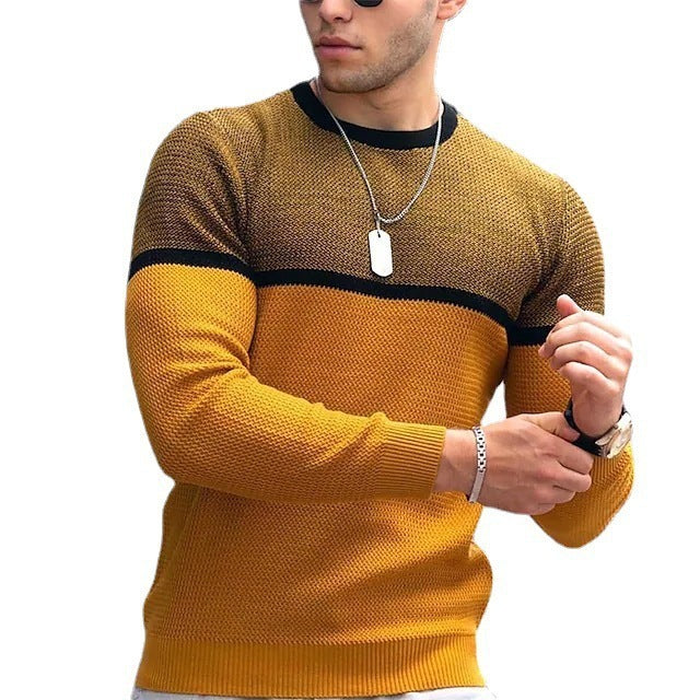 New Men's Round Neck Casual Fashion Top