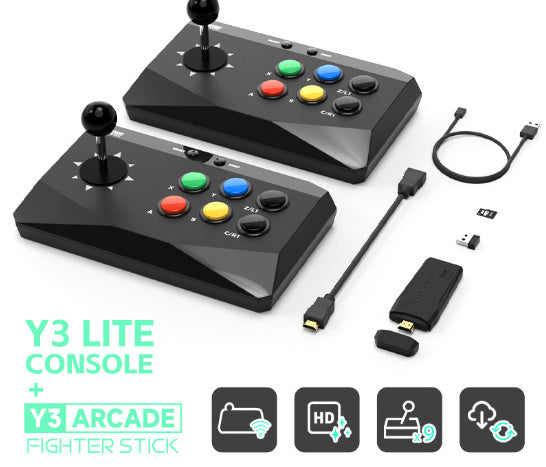 Home Wireless Doubles Rocker Game Machine HD Video Game Machine