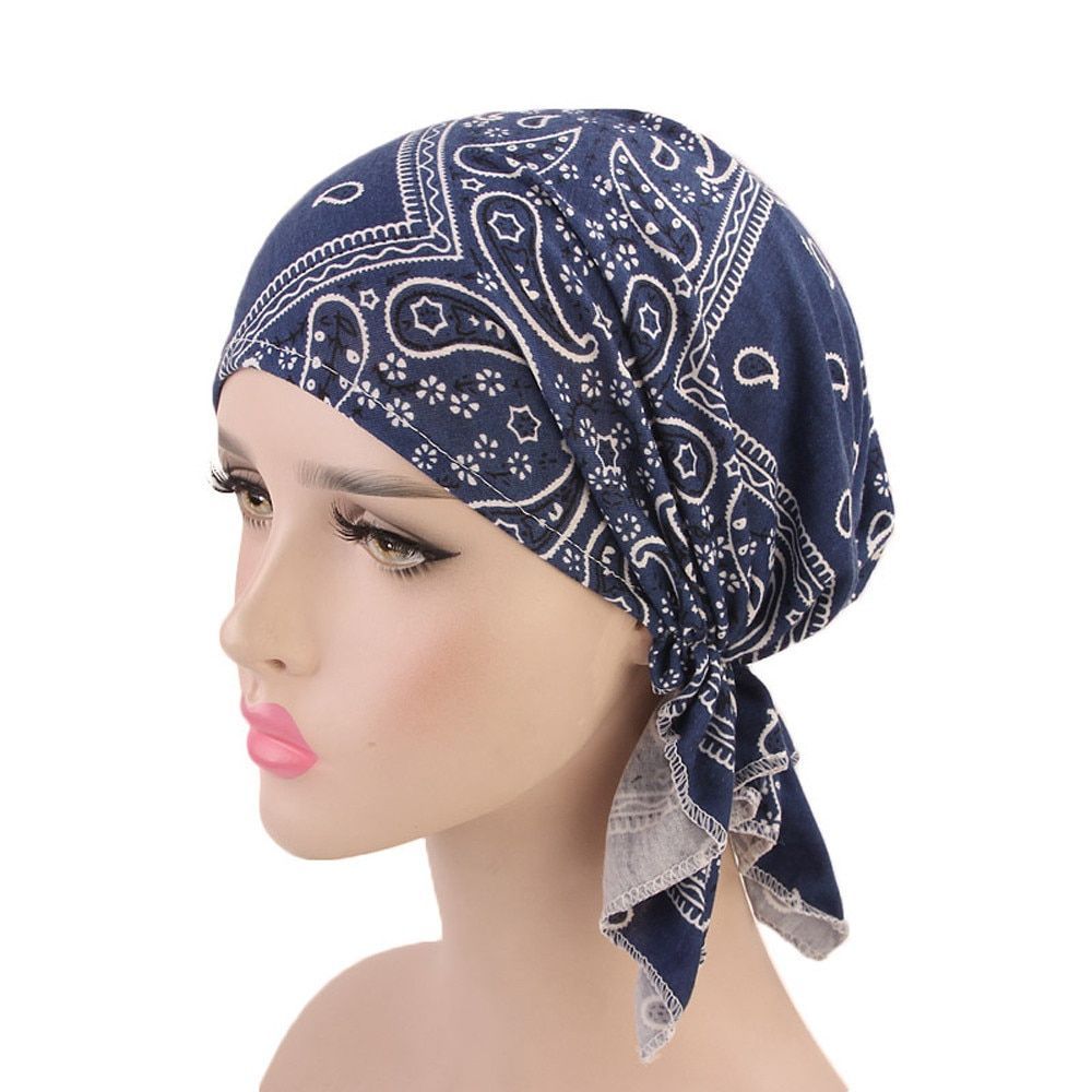 Stretch Hair Band Braid Hat Ethnic Style Fashion Scarf Muslim Ethnic