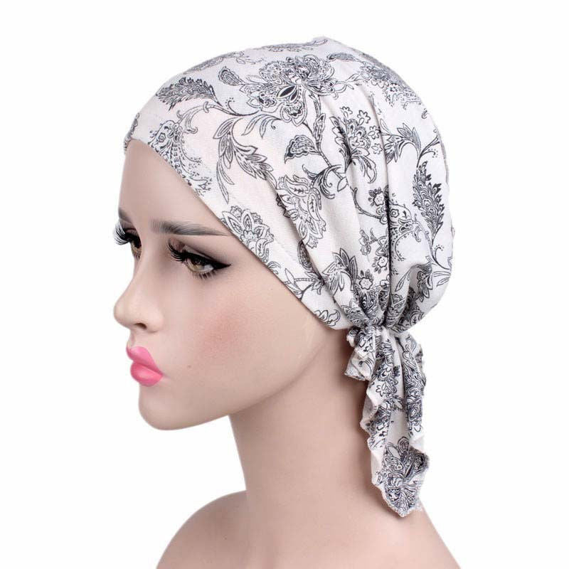Stretch Hair Band Braid Hat Ethnic Style Fashion Scarf Muslim Ethnic