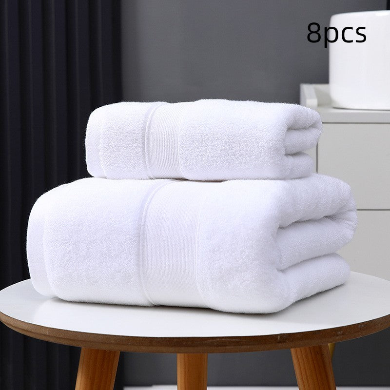 Cotton Based Thickened Bath Towel For Quick Drying
